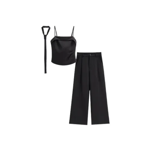 Love To Serve Casual Suit Women's Black