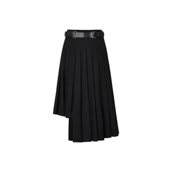 MO&CO Casual Long Skirts Women's Black