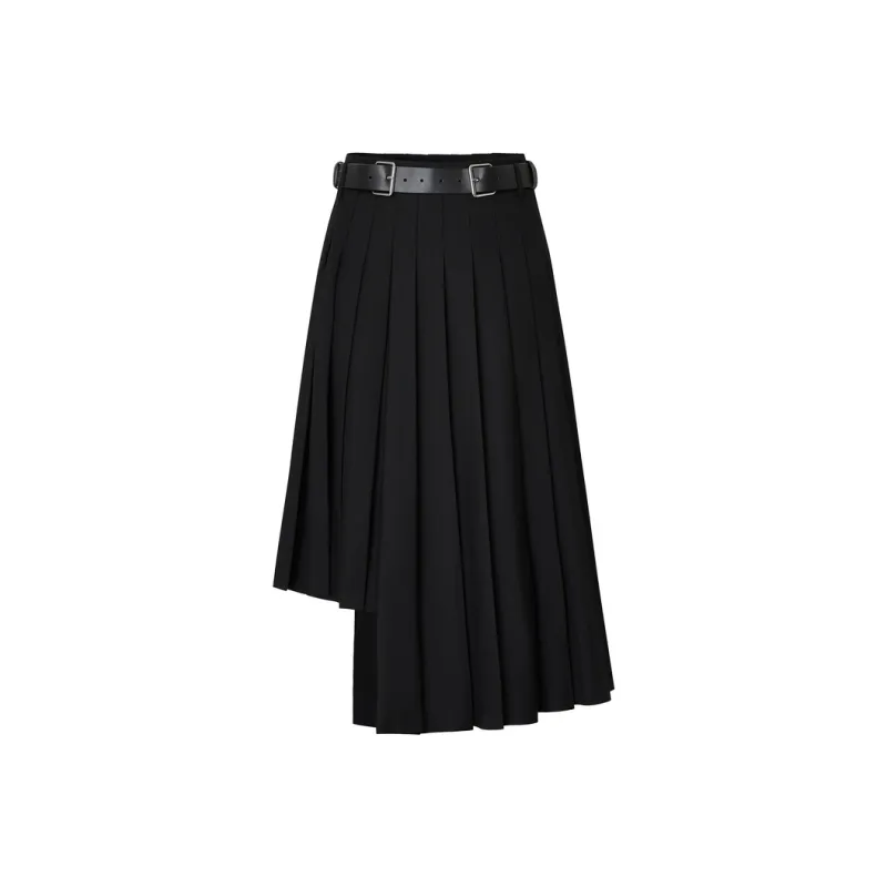 MO&CO Casual Long Skirts Women's Black-0