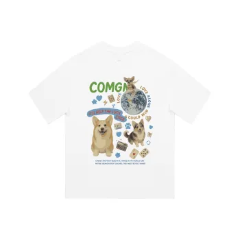 COMGM Drop Shoulder Sleeve T Shirt Women's