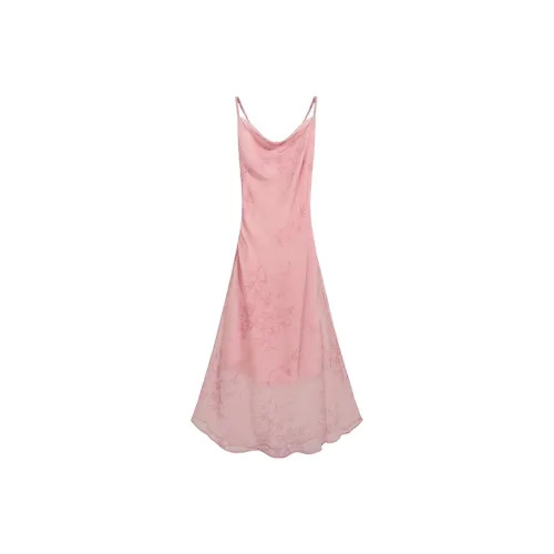 Zukizuki Slip Dress Women's Pink