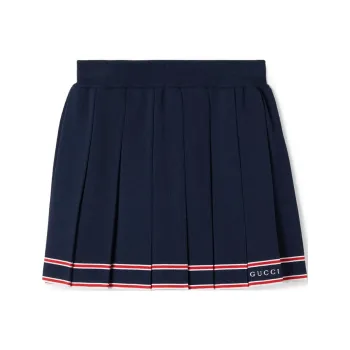 GUCCI SS24 Casual Short Skirts Women's Dark Blue