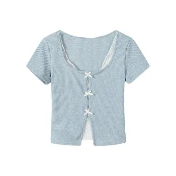 Mu Xiao Xin Set in Sleeve T Shirt Women's