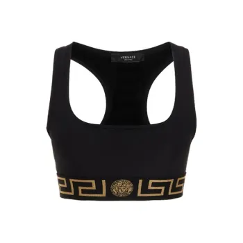 VERSACE Medusa Motif Scoop Neck Bra