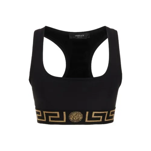 VERSACE Medusa Motif Scoop Neck Bra