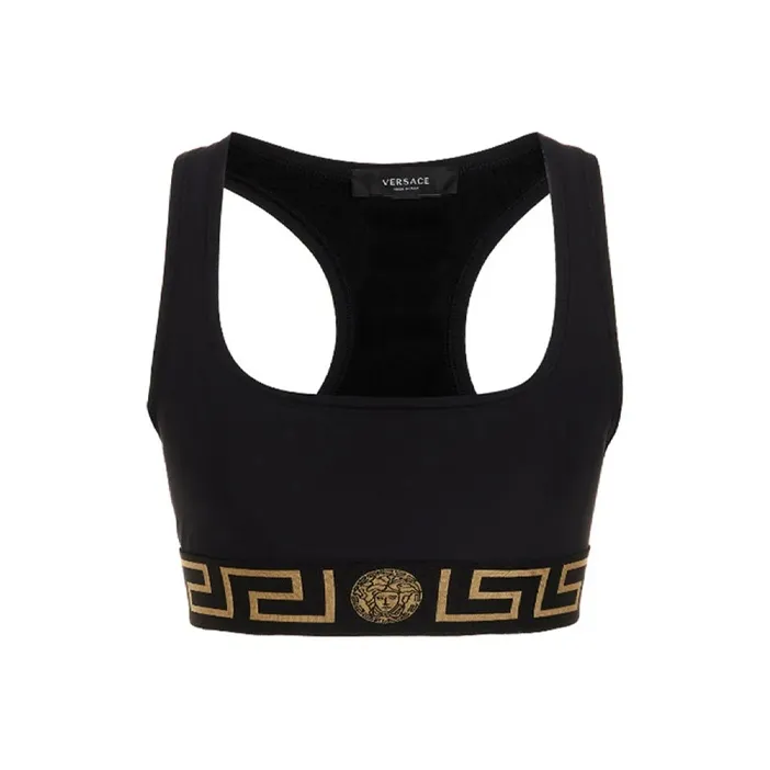 VERSACE Medusa Motif Scoop Neck Bra-0