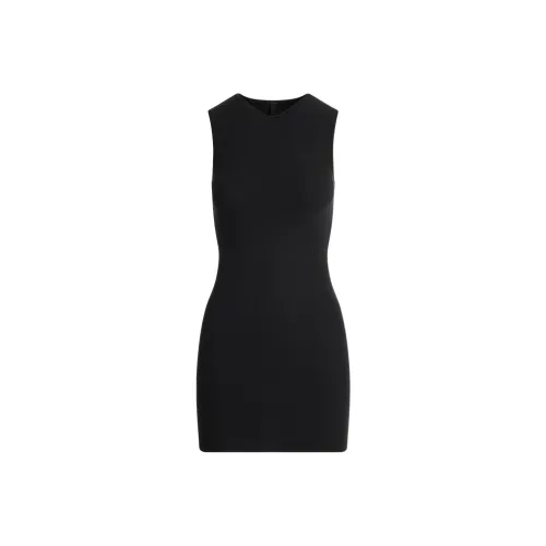 SKIMS SS25 SOFT LOUNGE V NECK TANK MINI DRESS Sleeveless Dress Women's ONYX/Onyx