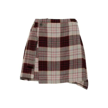 Vivienne Westwood Checked Asymmetric Mini Skirt