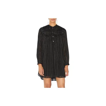 ISABEL MARANT ETOILE Leozi Striped Voile Mini Dress