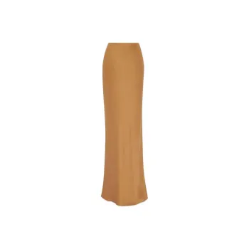SAINT LAURENT Casual Long Skirts Women's Beige