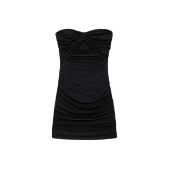 Anine Bing Ravine Ruched Mini Dress