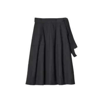 Jw Anderson X UNIQLO Jw Anderson Co-Branded Series Casual Long Skirts Women's Black
