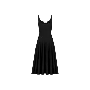 DIOR Sleeveless Dress Women's Black