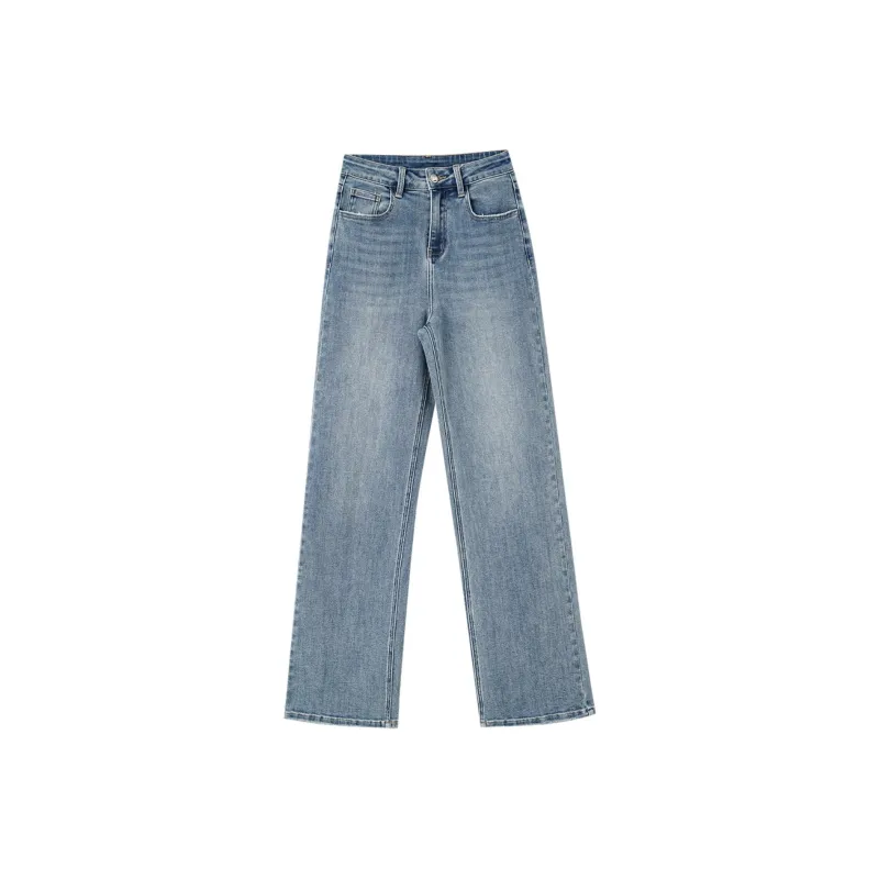 OUNIXUE Jeans Women's Blue-0