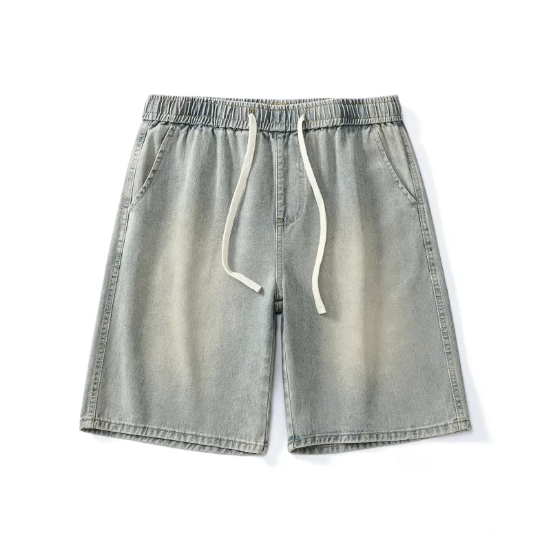 PAINT STAIN Denim Shorts Unisex-24