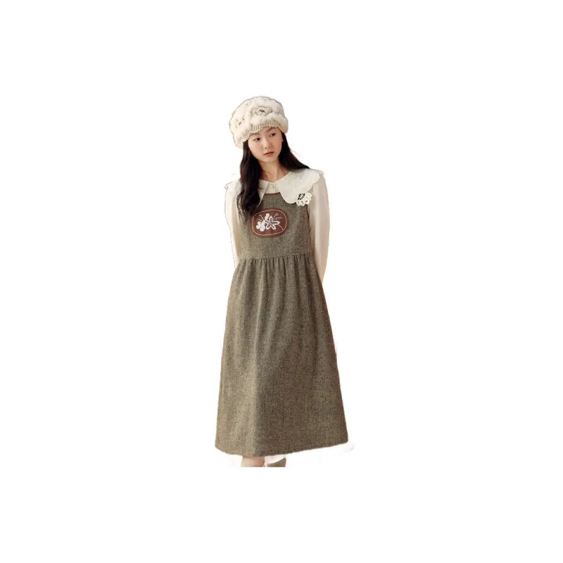ZIHAN Sleeveless Dress Women's Pasture Green-0