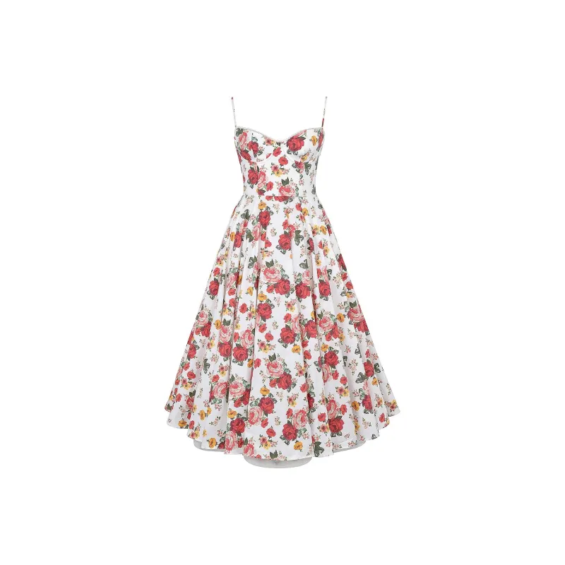 HOUSE OF CB MADEMOISELLE Slip Dresses Women's ROSE PRINT/Rose Print-5