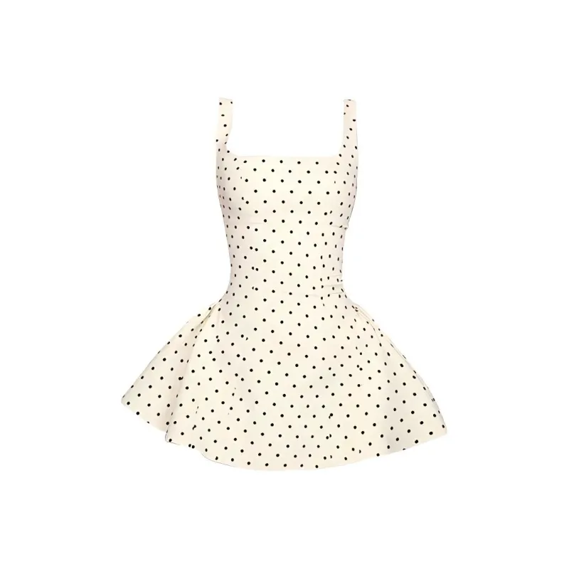 IQC Slip Dresses Women's Polka Dot-0