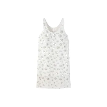 CARIEDO Sleeveless Dress Women's Snow Pear White