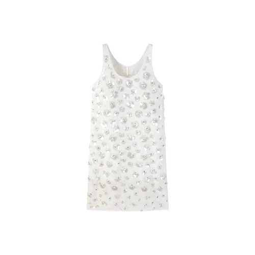 CARIEDO Sleeveless Dress Women's Snow Pear White