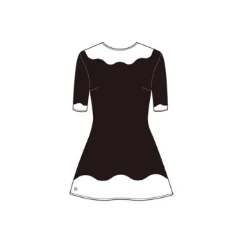 TOSWIM Swim Dresses & Skirts Women's Black White Ripple