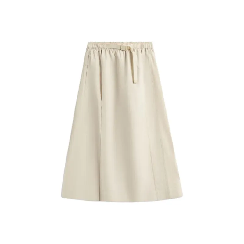 LiNing Sports Life Collection Casual Long Skirt Women's Dune Khaki-0