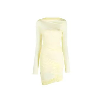 Blumarine Long-Sleeved Dresses Women's Yellow