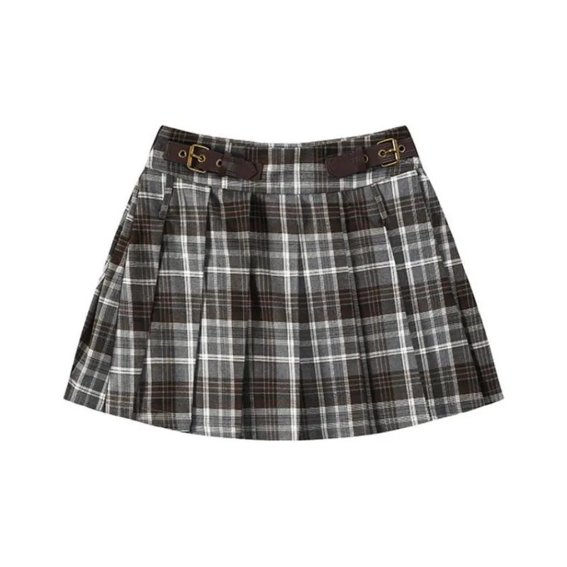 FRLMK Casual Long Skirts Women's Brown-0