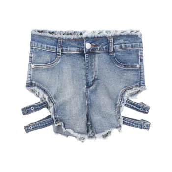 FOCOS STUDIO Denim Shorts Women's Blue