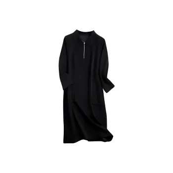 Mapping Long-Sleeved Dresses Women's Black