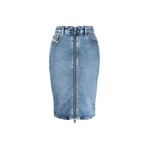 DIESEL Denim Short Skirts Women's Blue