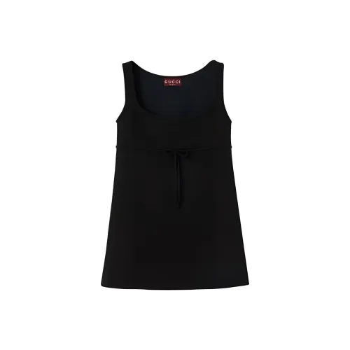 GUCCI FW24 Sleeveless Dress Women's Black