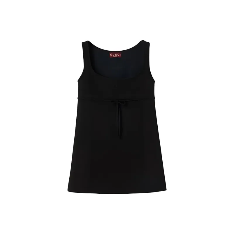 GUCCI FW24 Sleeveless Dress Women's Black-0
