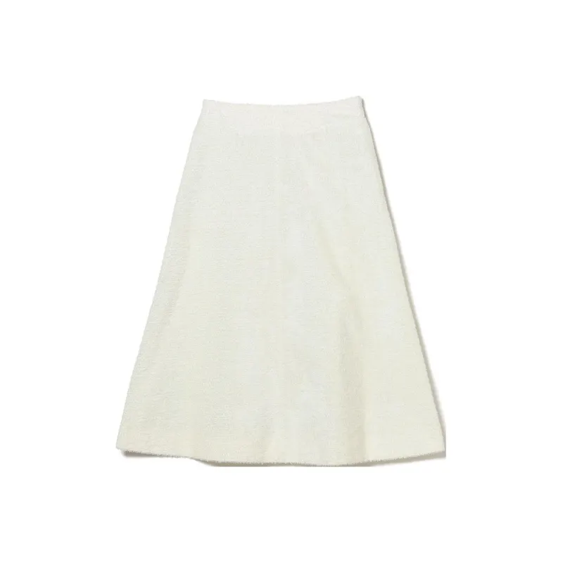 Beams Casual Long Skirt Women's Gray White-0