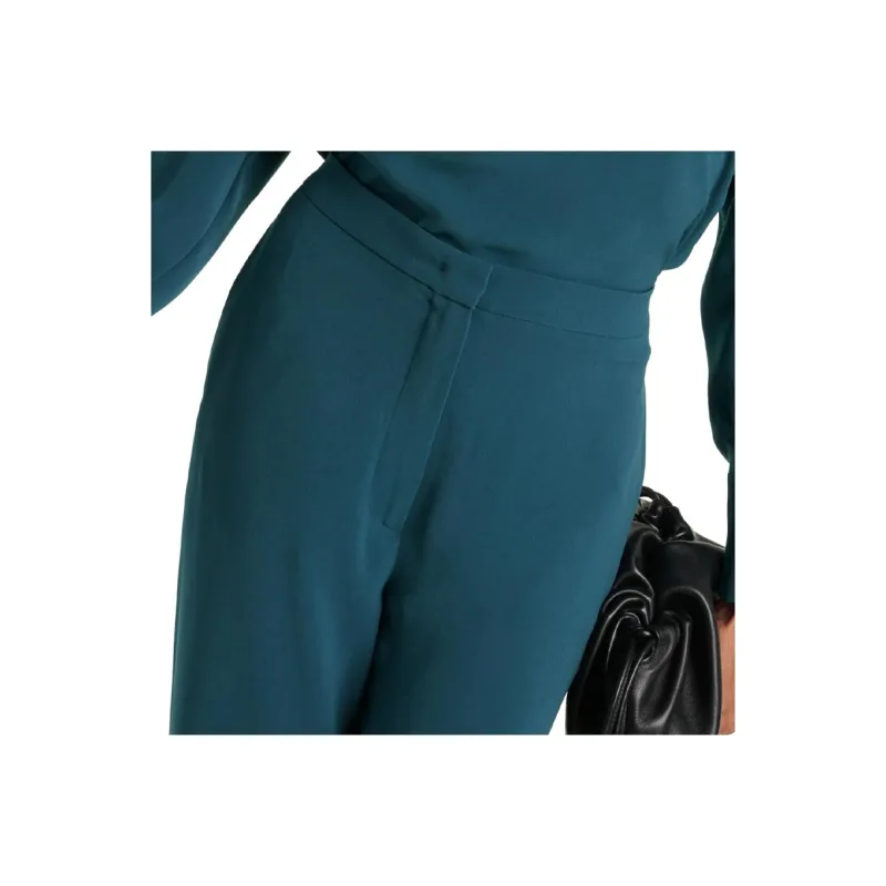 MaxMara Studio High Waisted Straight Leg Trousers-5