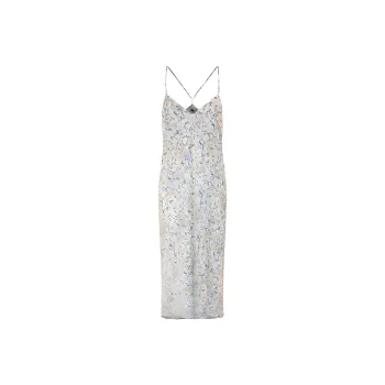 Pepe Jeans Slip Dress Women's White