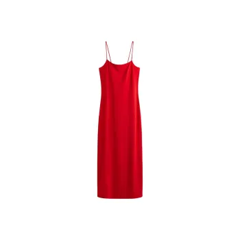 H&M Slip Dresses Women's Red