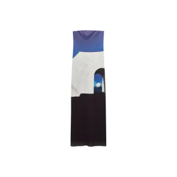 ZARA Sleeveless Dress Women's Print