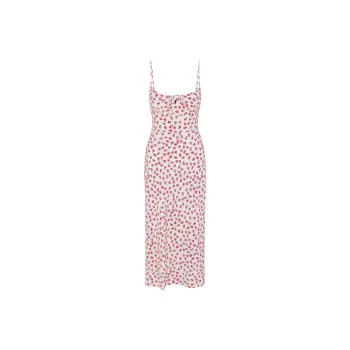 Realisation Par SS25 The Alba Slip Dress Women's Sonic Crimson Echo