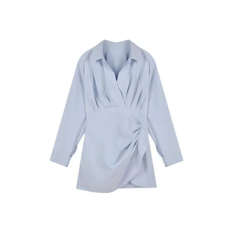 KEAB Long-Sleeved Dresses Women's Blue-0