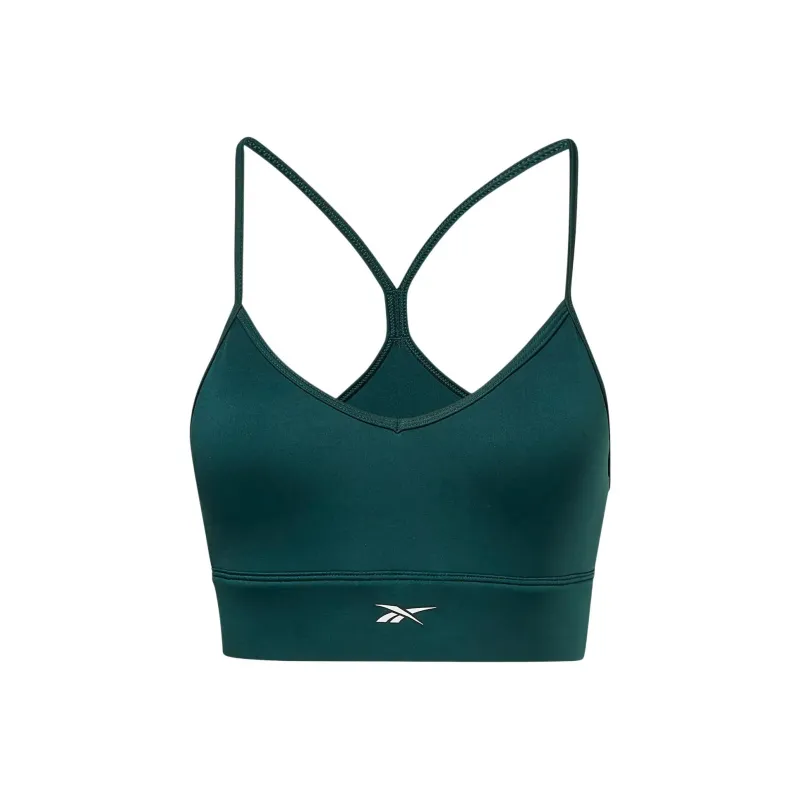 Reebok WOR Tri Back Bra- Pad Sports Underwear Women's Forest Green-0