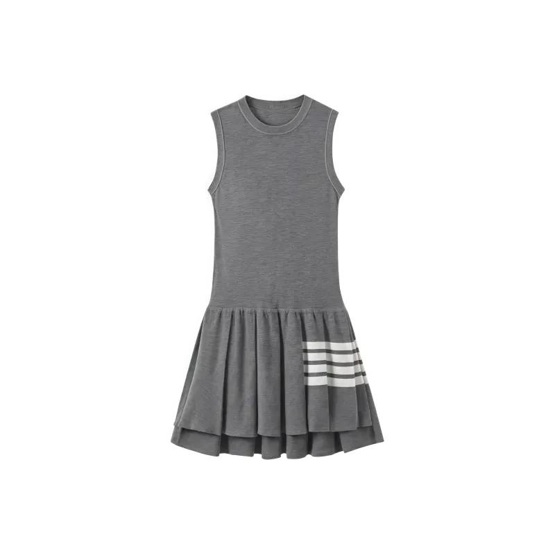 KYKW Sleeveless Dress Women's Gray-0
