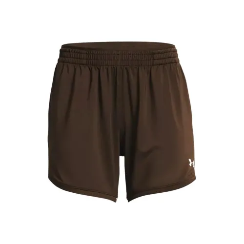 Under Armour Knit Mid-Length Shorts Sports Shorts Women's Brown
