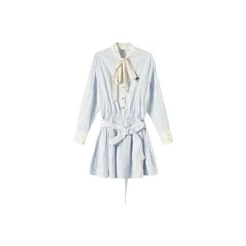 JOSR Long Sleeved Dress Women's Light Blue