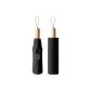 Trifold Double Bone Manual Patch Easy Folding Umbrella Night Black