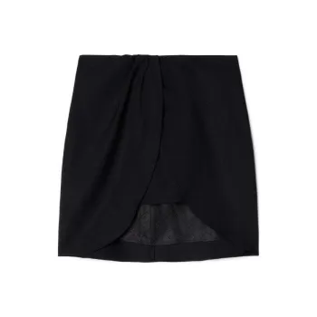 OFF-WHITE Wo Twist High Waist Skirt