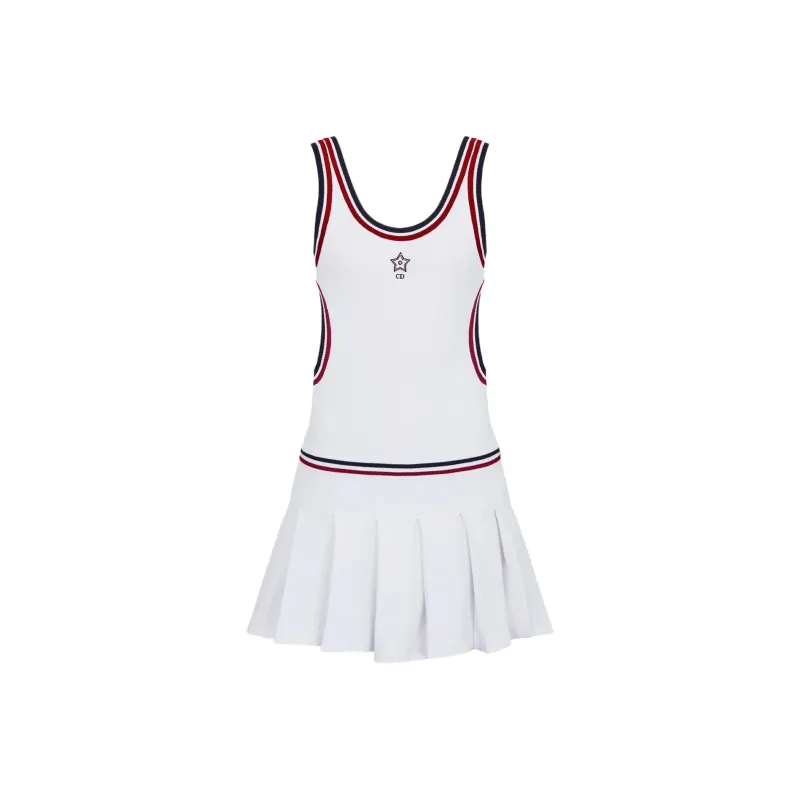 DIOR Vibe Sleeveless Dress Women's White-0