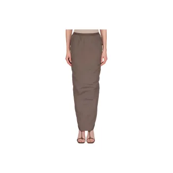 RICK OWENS Pillar Cady High-Waist Maxi Skirt
