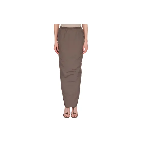 Alexander McQueen Striped High-Waist Midi Skirt