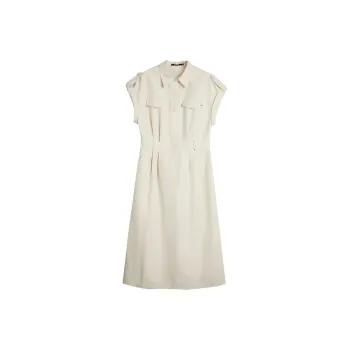 ELLE Long Sleeved Dress Women's Light Khaki